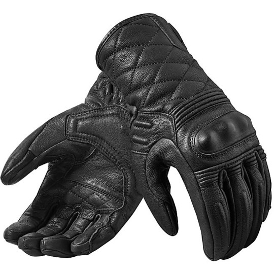 Gloves Women Leather Moto Rev'it MONSTER 2 Ladies Black
