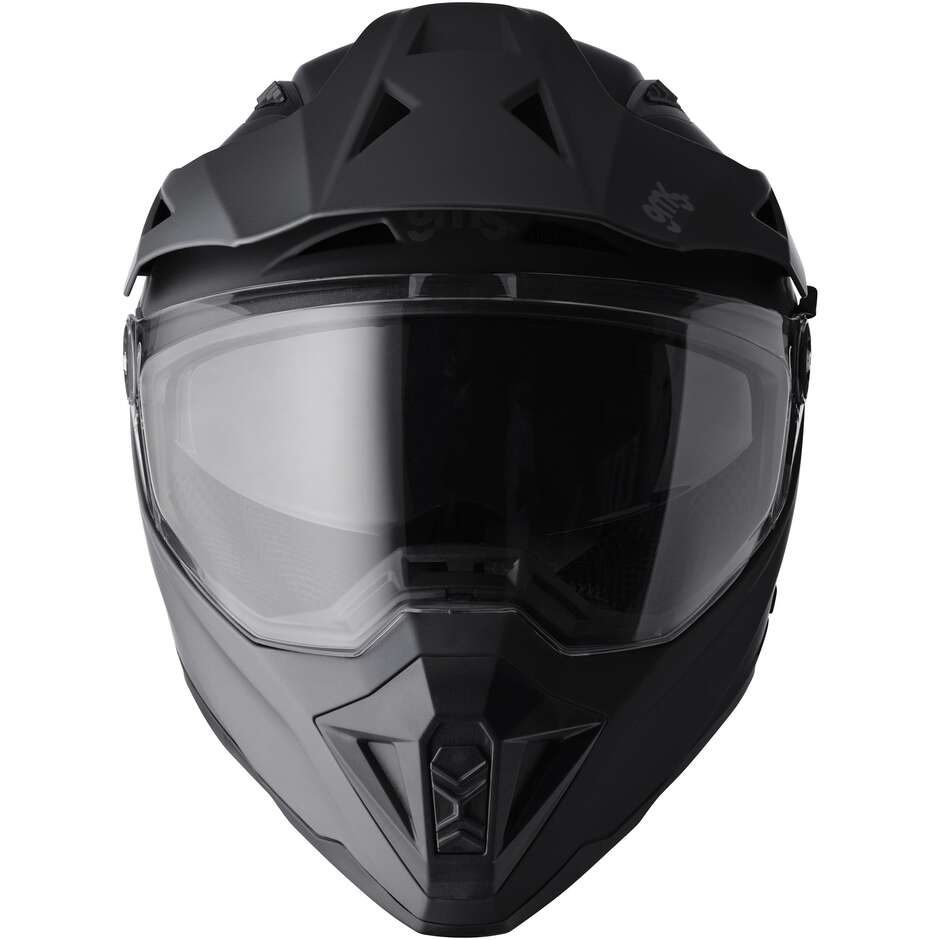 GMS Adventus Adventure Motorcycle Helmet Matt Black