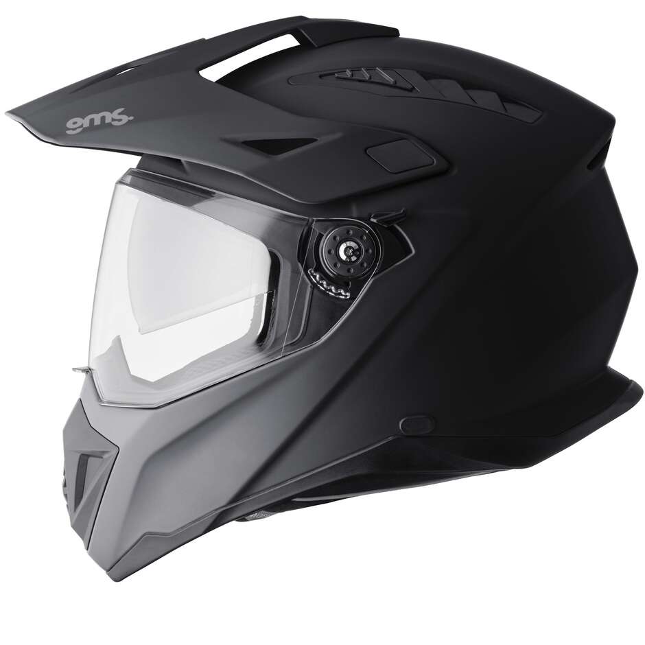 GMS Adventus Adventure Motorcycle Helmet Matt Black