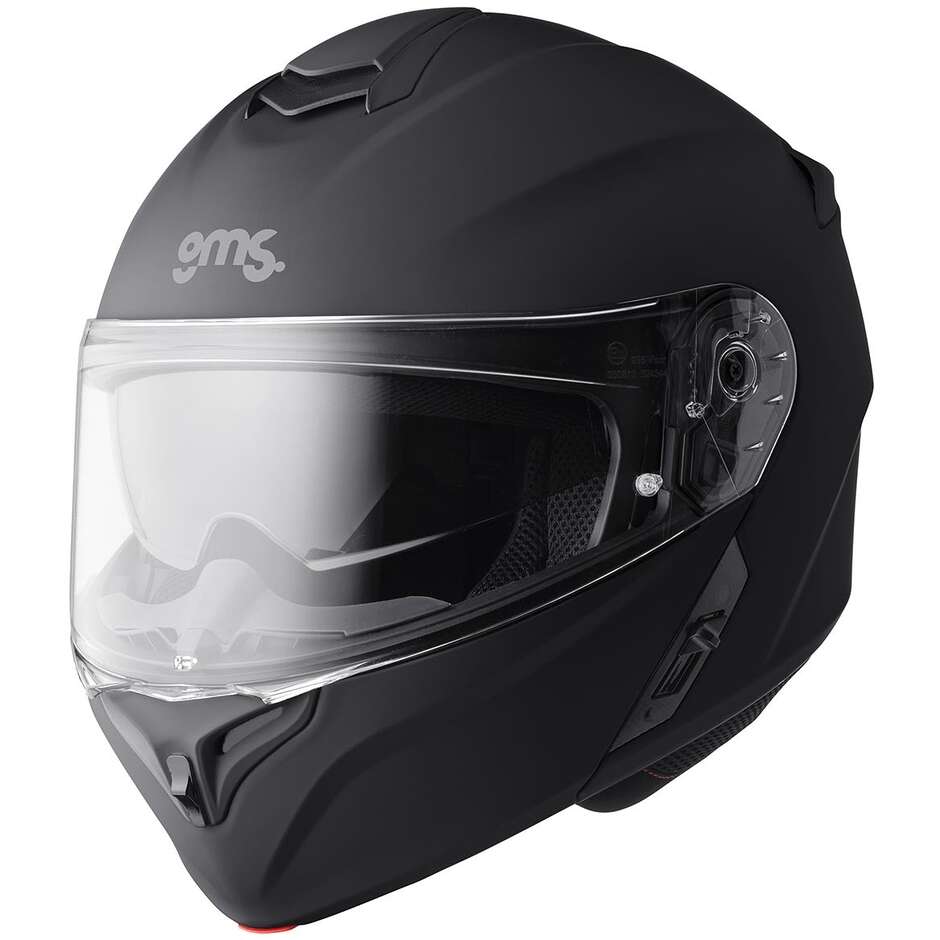 GMS Aperio Modular-Motorradhelm, Mattschwarz