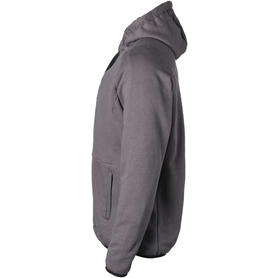 GMS Aras Gray Zip Casual Sweatshirt