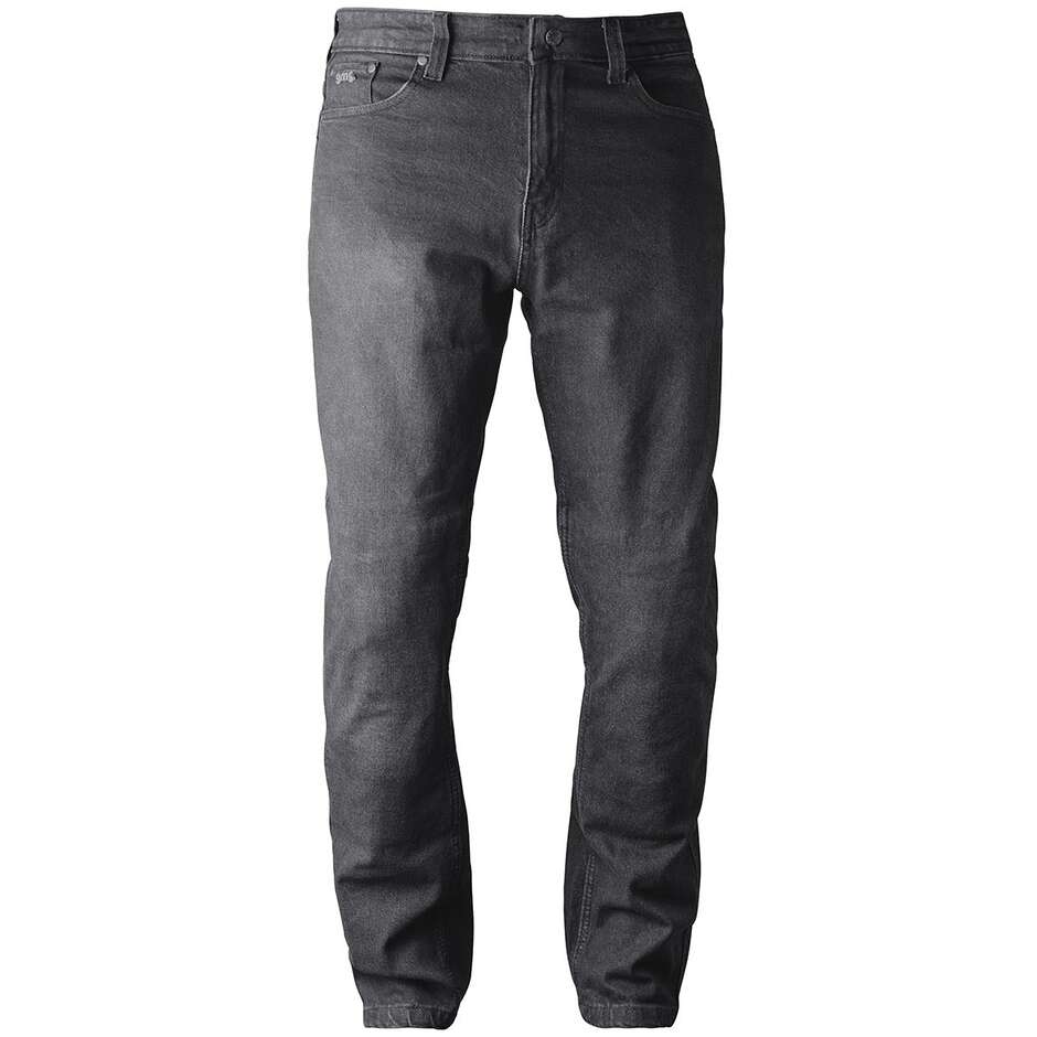 GMS Atlanta Regular Herren-Motorradjeans Schwarz - L34