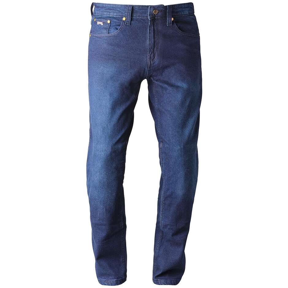 GMS Atlanta Slim Man Moto Jeans dark blue - L34