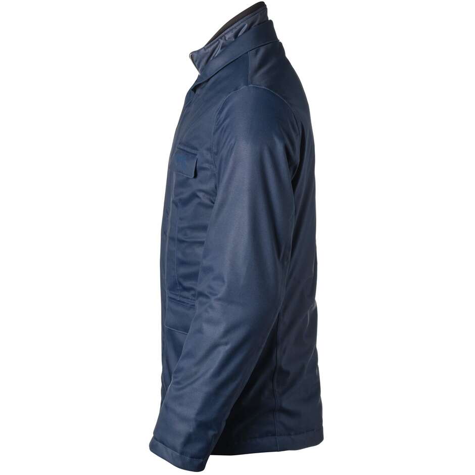 Gms Blouson Moto Manteau Diemer WP Bleu Marine