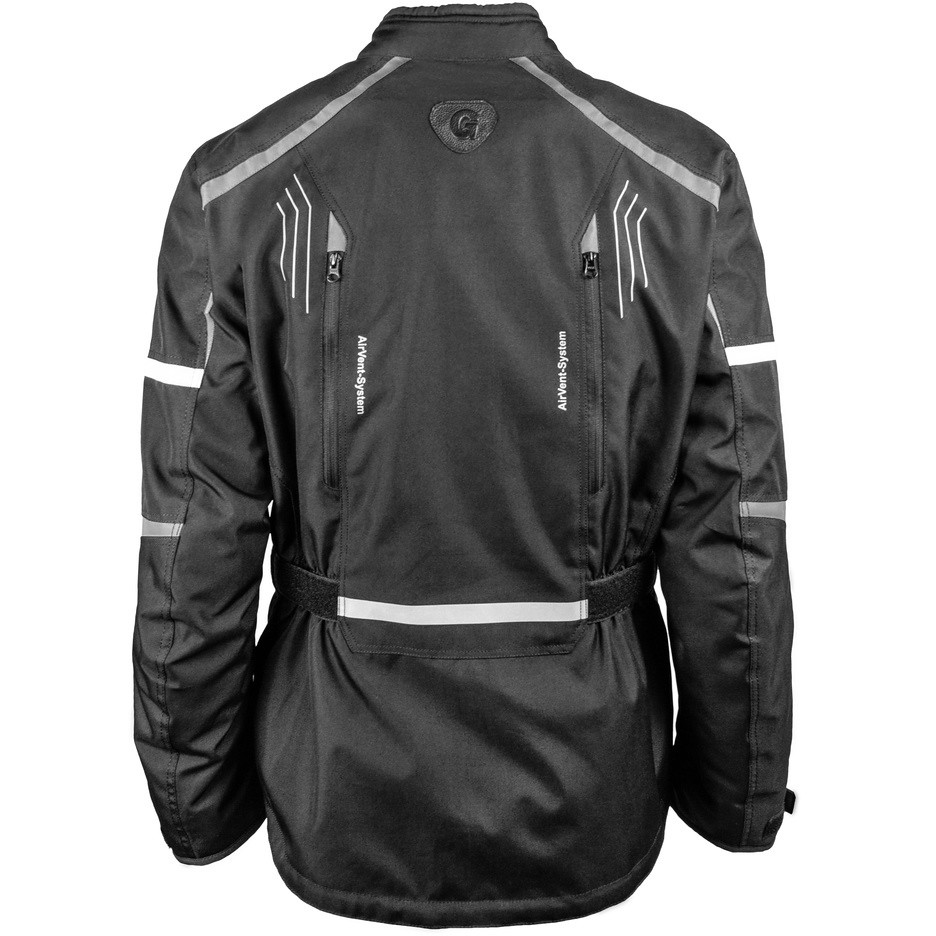 Gms DAYTON Motorcycle Jacket Black Gray