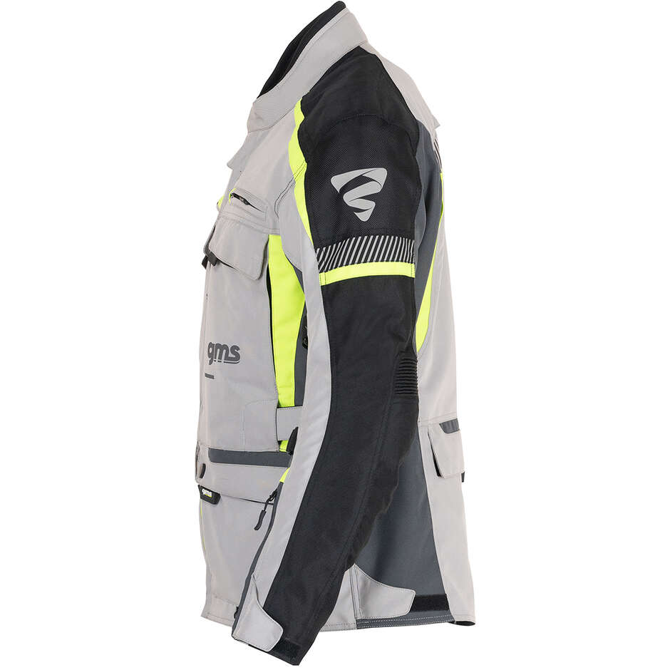 Gms EVEREST Touring 3in1 Motorcycle Jacket Beige Black Yellow