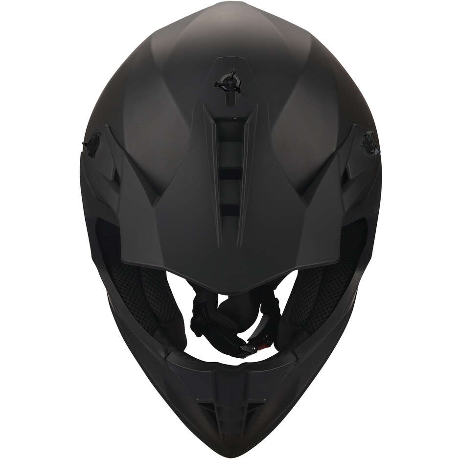 GMS Fortis Motocross-Helm, Mattschwarz