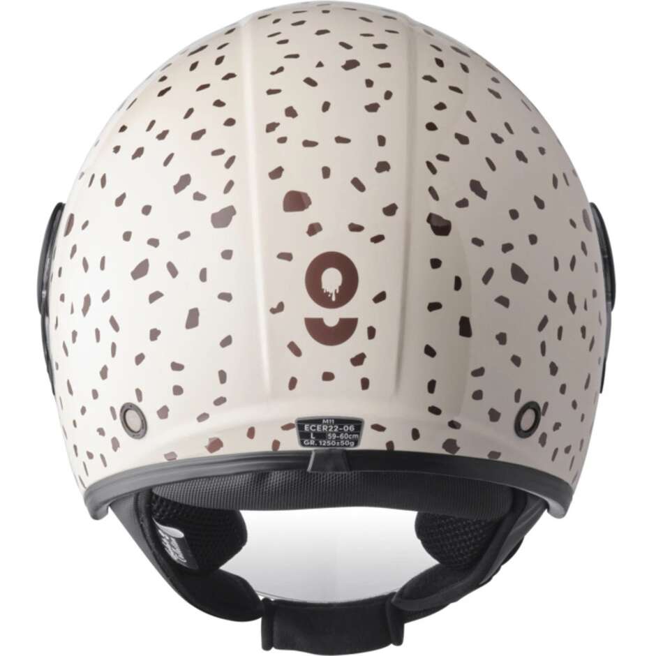 GMS Gelato Stracciatella Jet Motorcycle Helmet