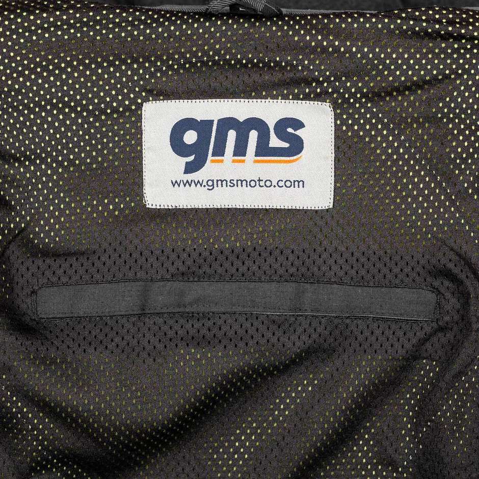 GMS JAGUAR Casual Motorcycle Jacket Shirt Black Gray