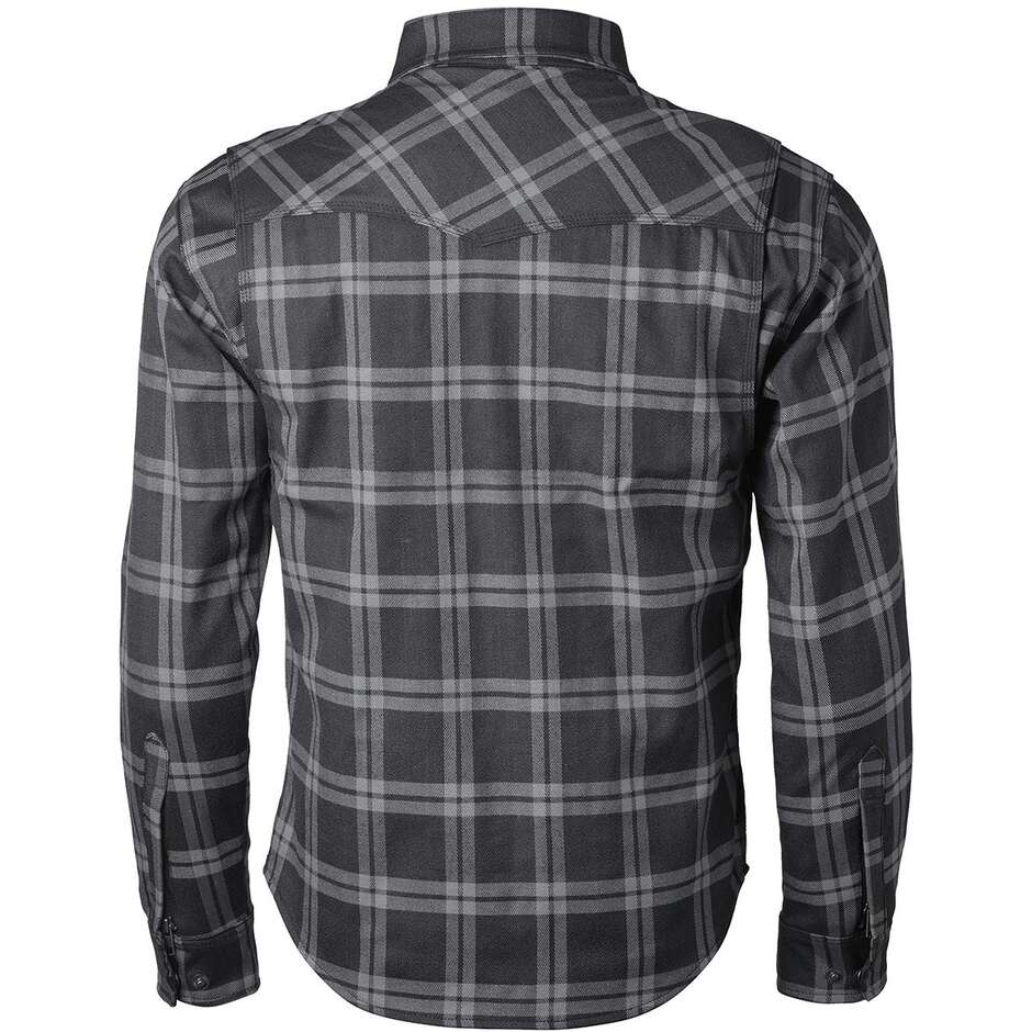 GMS Jaguar Neo Herren-Motorradhemd Schwarz Grau