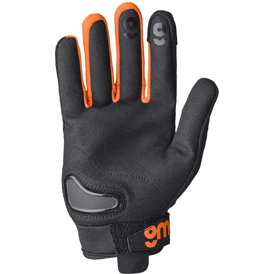 GMS Jet city Sport Motorcycle Glove Black Orange