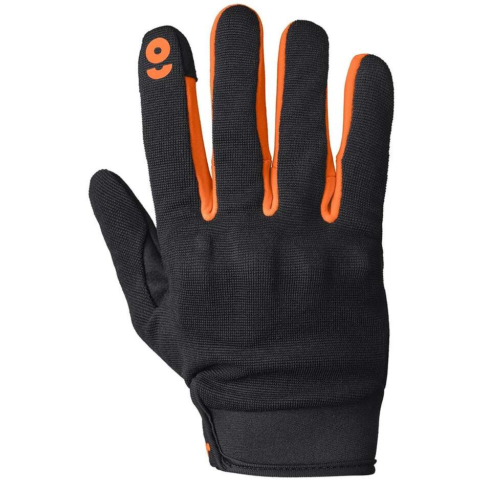 GMS Jet City Sport Motorradhandschuh Schwarz Orange