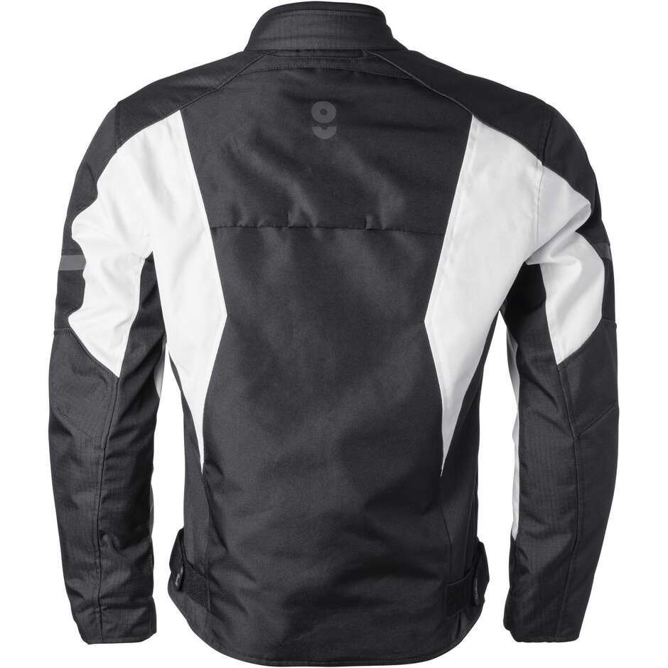 Gms Motorcycle Jacket Avon WP Man Jacket Black White