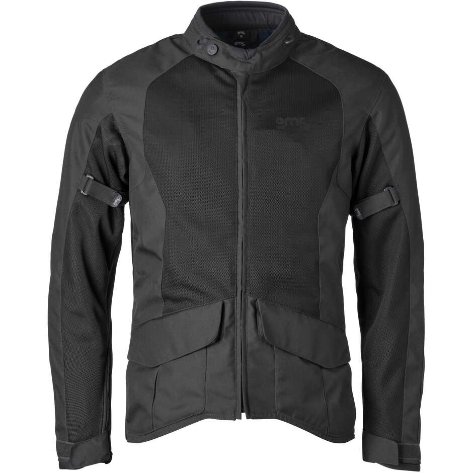 Gms Motorradjacke FiftySix.7 Lange Jacke Schwarz