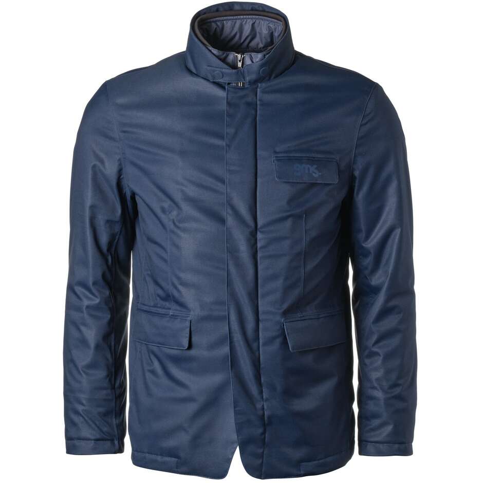 Gms Motorradjacke Mantel Diemer WP Marineblau