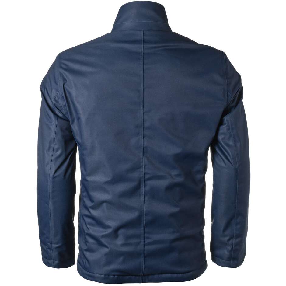 Gms Motorradjacke Mantel Diemer WP Marineblau