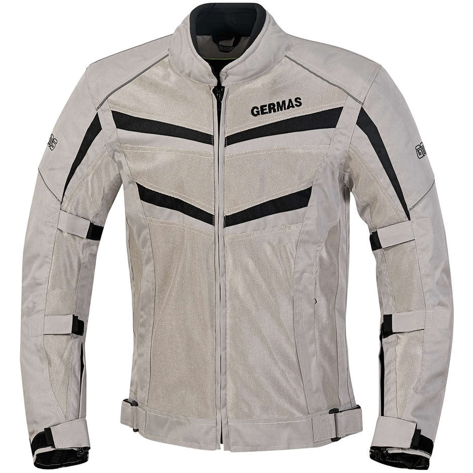 Gms OUTBACK Gray Black Summer Motorcycle Jacket