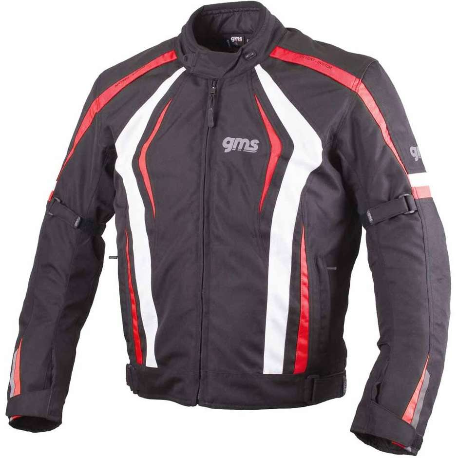 Gms PACE Black Red White Sport Motorcycle Jacket