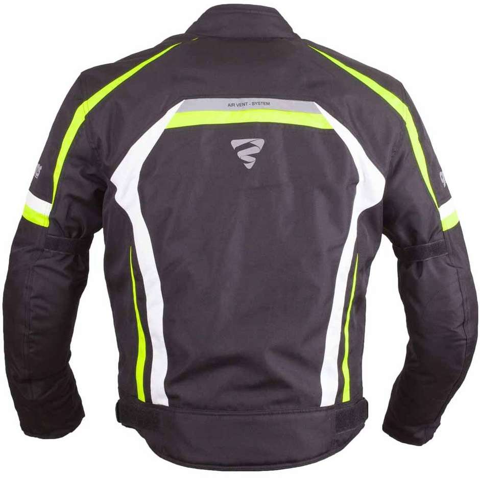Gms PACE Black White Yellow Sport Motorcycle Jacket