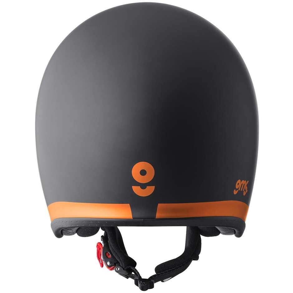 GMS Ride Jet Motorradhelm, Matt Schwarz und Orange