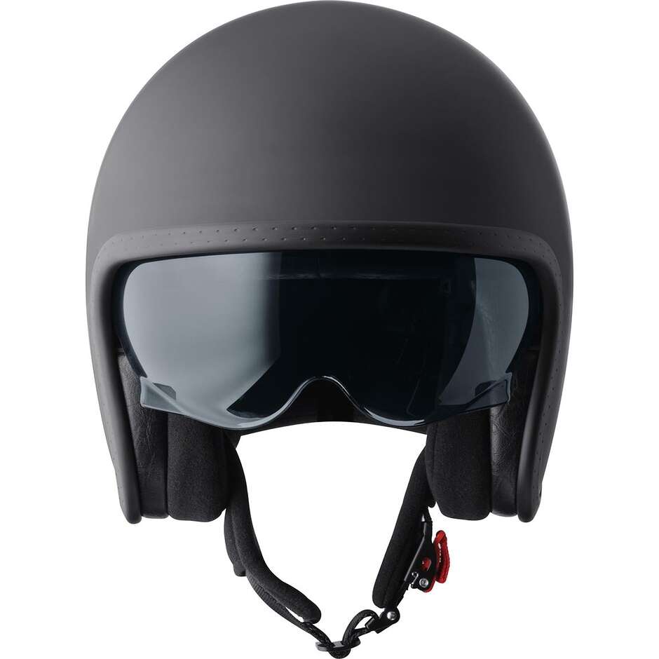 GMS Ride Jet Motorradhelm, Mattschwarz