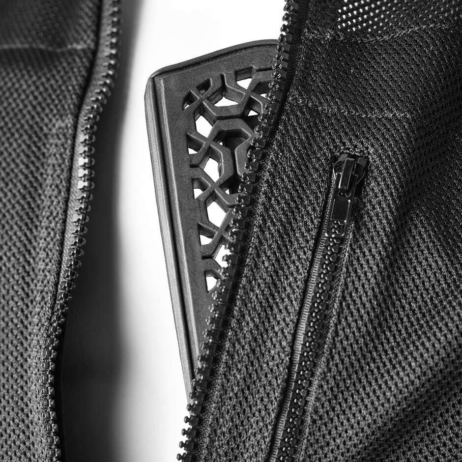 GMS Scorpio Neo Schwarze Motorradjacke