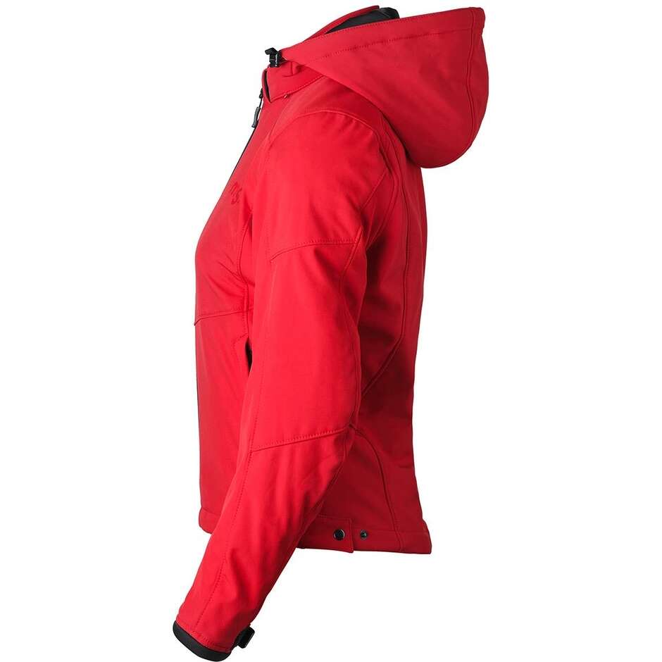 GMS Softshell Falcon Neo WP Lady Red Motorcycle Jacket