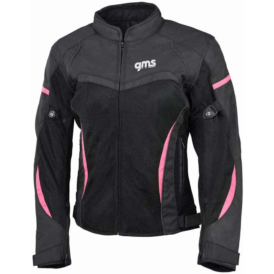 Gms TARA Mesh Summer Woman Motorcycle Jacket Black Pink