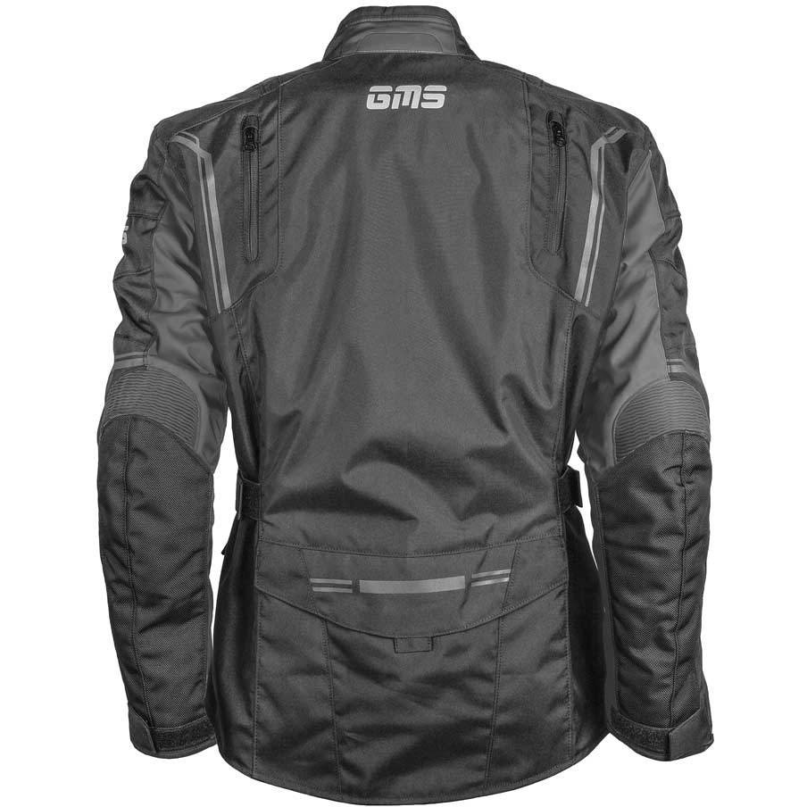 Gms TAYLOR WP Black Motorcycle Jacket