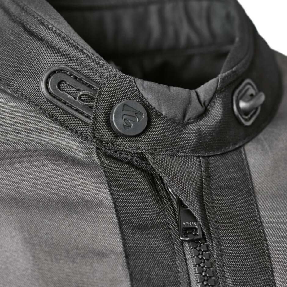 Gms TIGRIS WP Motorradjacke Anthrazit Schwarz