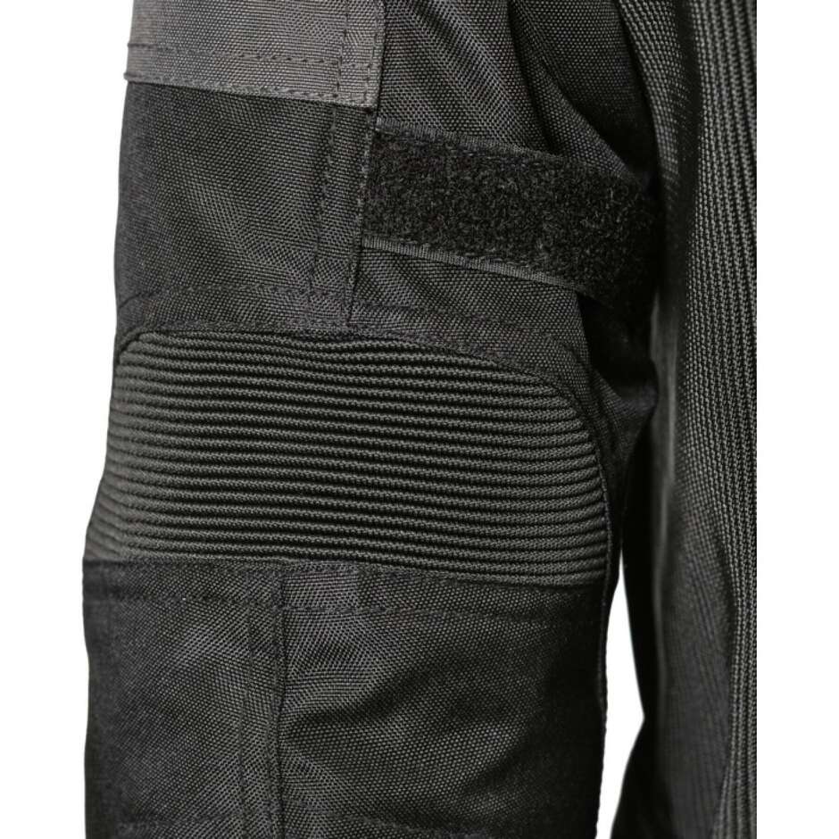 Gms TIGRIS WP Motorradjacke Anthrazit Schwarz