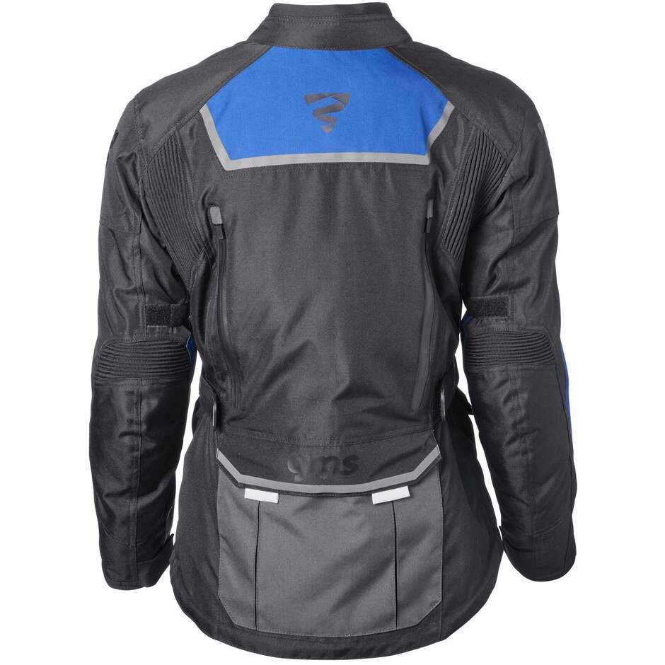Gms TWISTER NEO WP LADY Damen Motorradjacke Schwarz Blau
