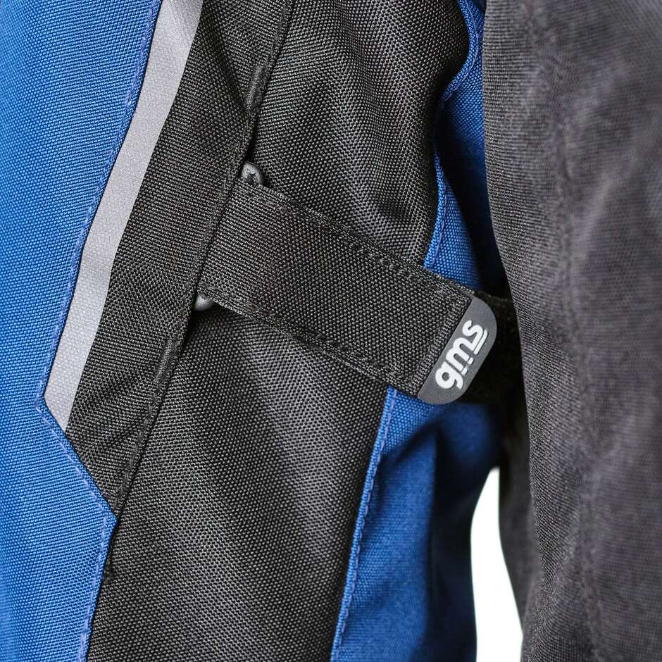 Gms TWISTER NEO WP LADY Damen Motorradjacke Schwarz Blau