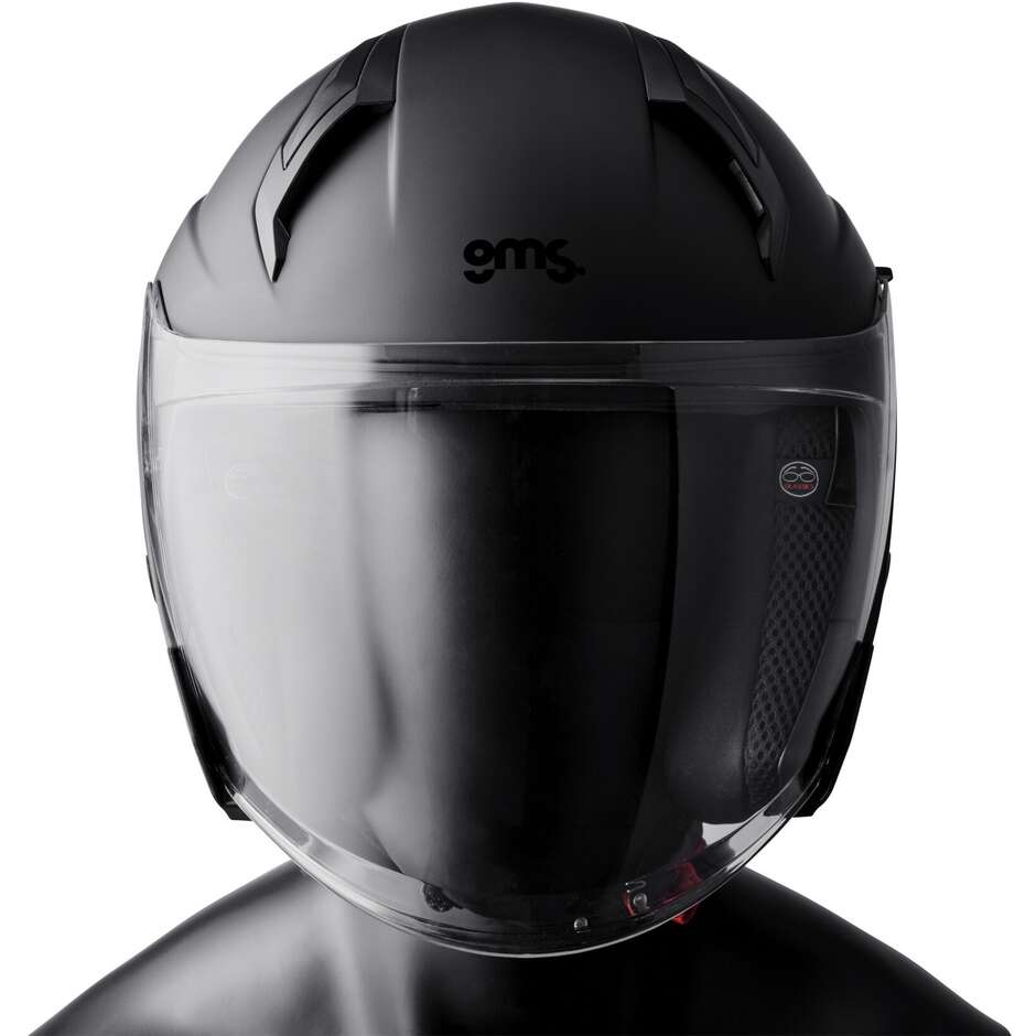 Gms Vectus Jet Motorradhelm Mattschwarz