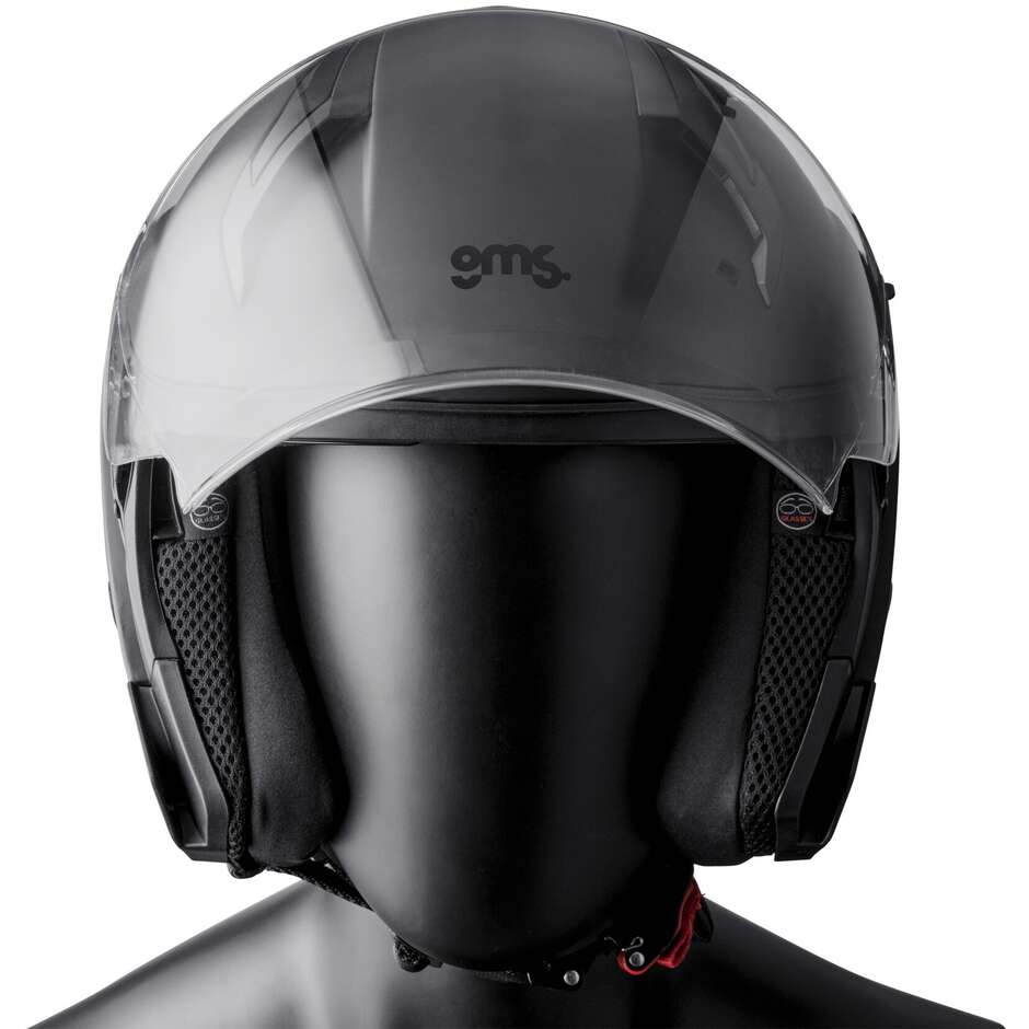 Gms Vectus Jet Motorradhelm Mattschwarz