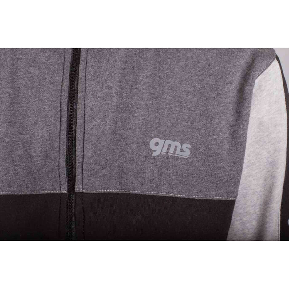 Gms WOLF Light Gray Dark Gray Sweatshirt Jacket