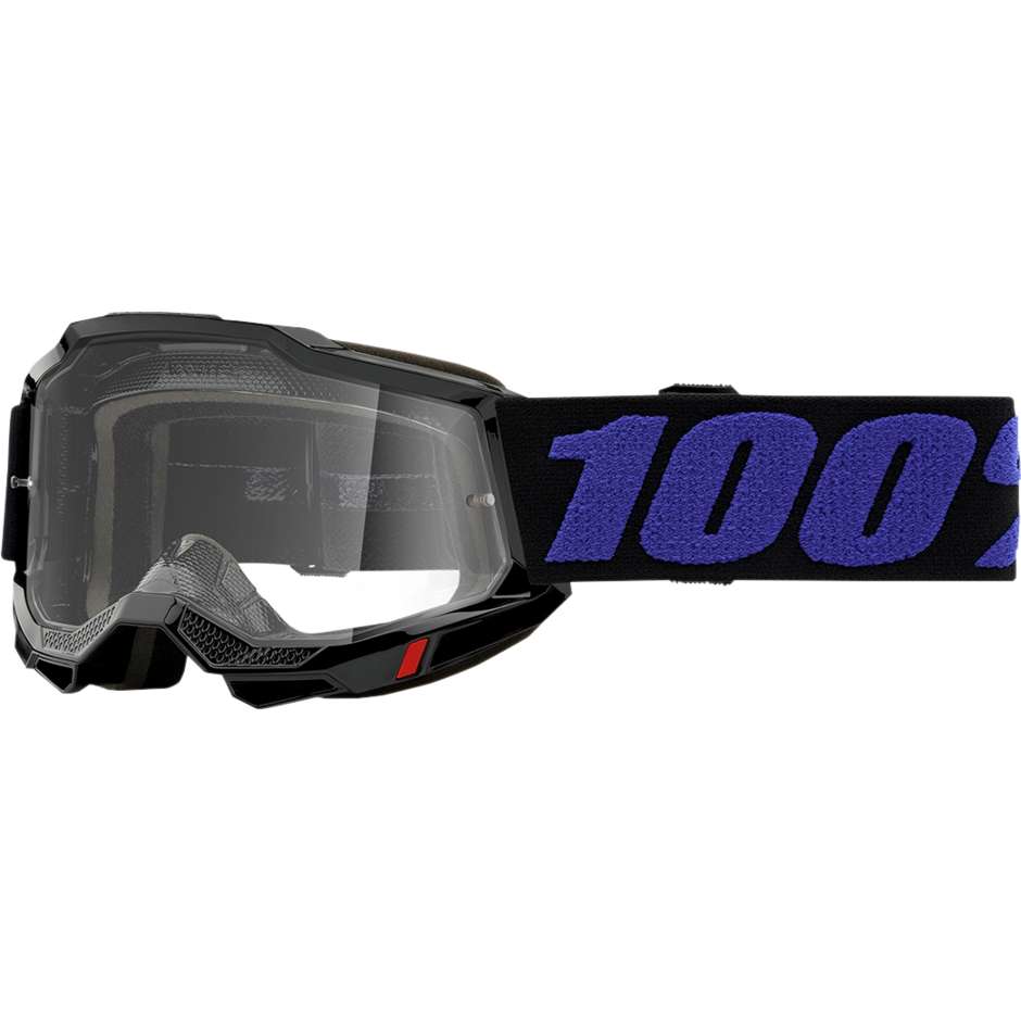 Goggles Child Moto Cross Enduro 100% ACCURI 2 Youth Moore Clear Lens