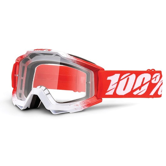 Goggles Moto Cross Enduro 100% AAA ACCURI Lens Silver Mirror Lens More Chiara