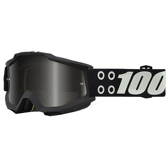 Goggles Moto Cross Enduro 100% ACCURI Defcon1 lens Mirror Silver