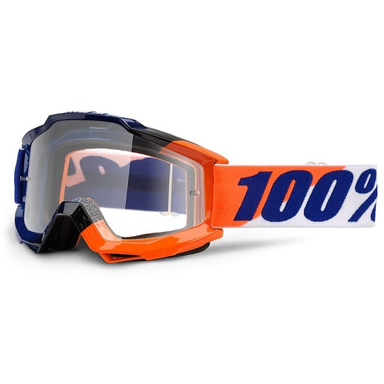 Goggles Moto Cross Enduro 100% Accuri Wilsonan Spiegel-Objektiv-rote Linse Mehr Chiara