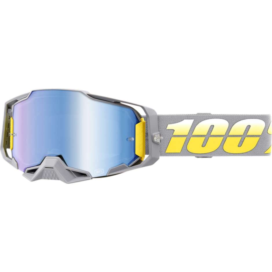Goggles Moto Cross Enduro 100% ARMEGA Complex Blue Lens