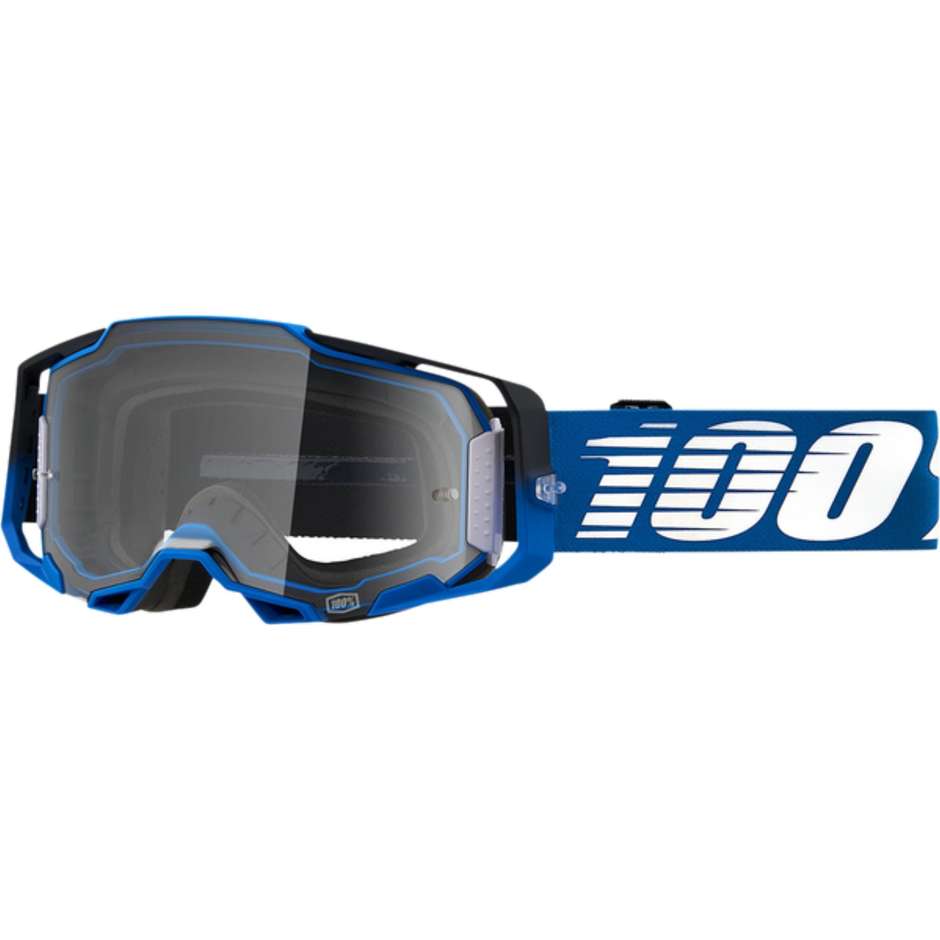 Goggles Moto Cross Enduro 100% ARMEGA Rockchuck Clear Lens