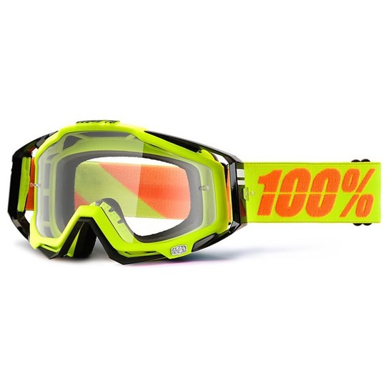Goggles Moto Cross Enduro 100% Racecraft Neon Sign lens Chiara