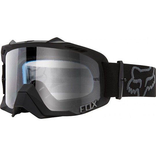 Goggles Moto Cross Enduro Fox Air Defence polisched Schwarz