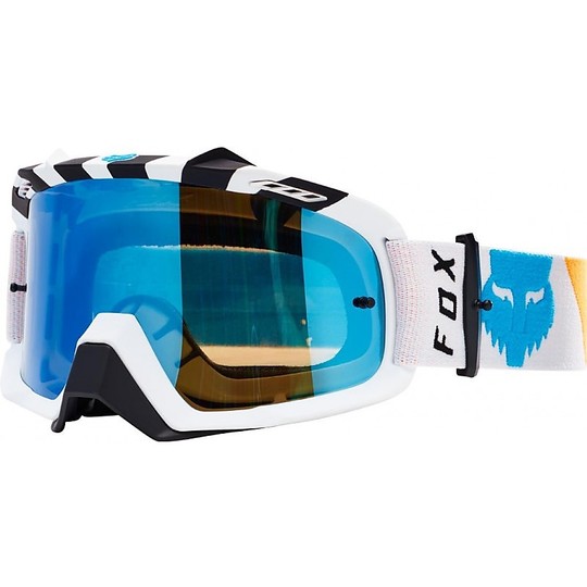 Goggles Moto Cross Enduro Fox AIRSPC Rhor Weiß