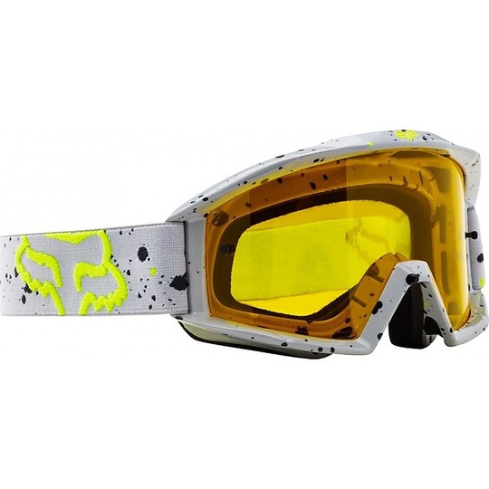 Goggles Moto Cross Enduro Fox Haupt nirv Weiß