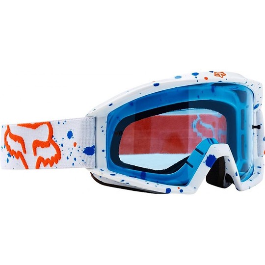 Goggles Moto Cross Enduro Fox Main nirv White