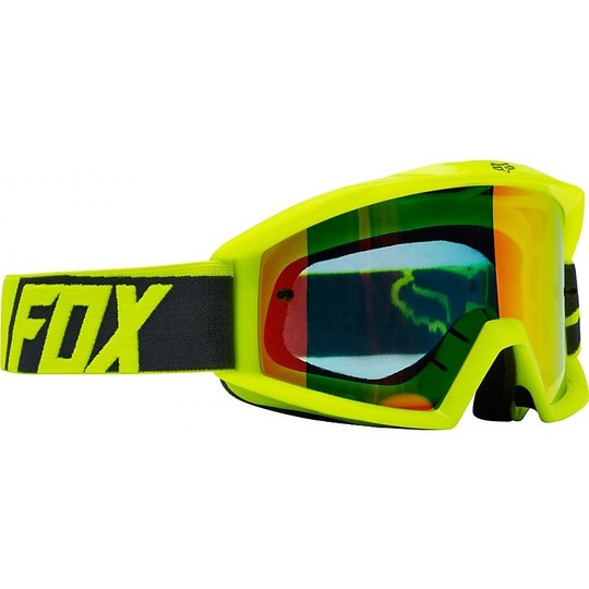 Goggles Moto Cross Enduro Fox Main Race Yellow