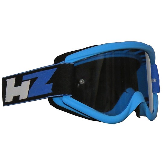 Goggles Moto Cross Enduro Hz GMZ1 Foward Azzurro