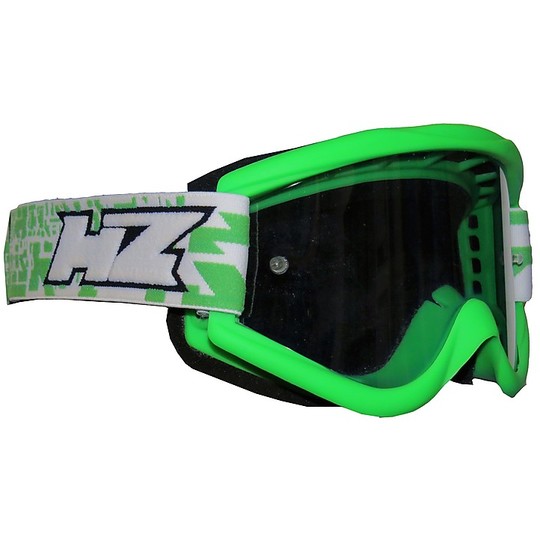Goggles Moto Cross Enduro Hz GMZ1 Foward Green